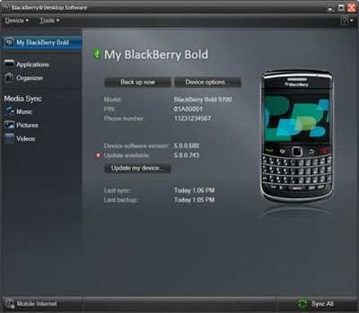 Blackberry software 10